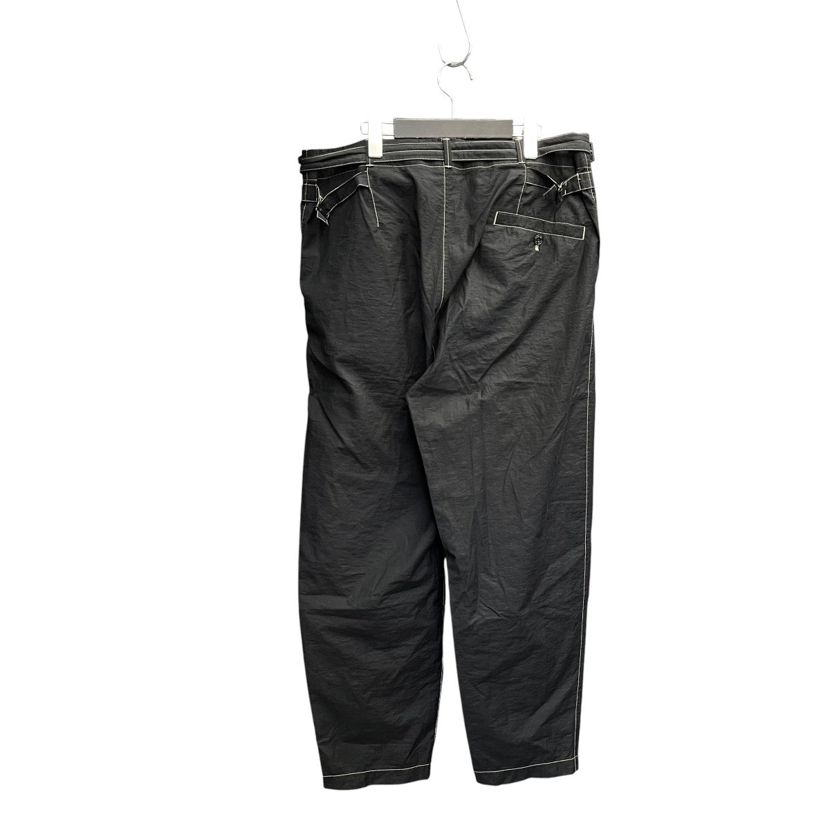 24SSBELTED CARROT PANTSベルテッドパンツPA1085 LF1234