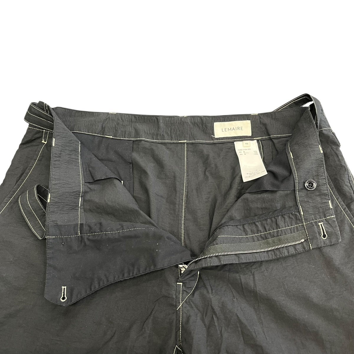 24SSBELTED CARROT PANTSベルテッドパンツPA1085 LF1234