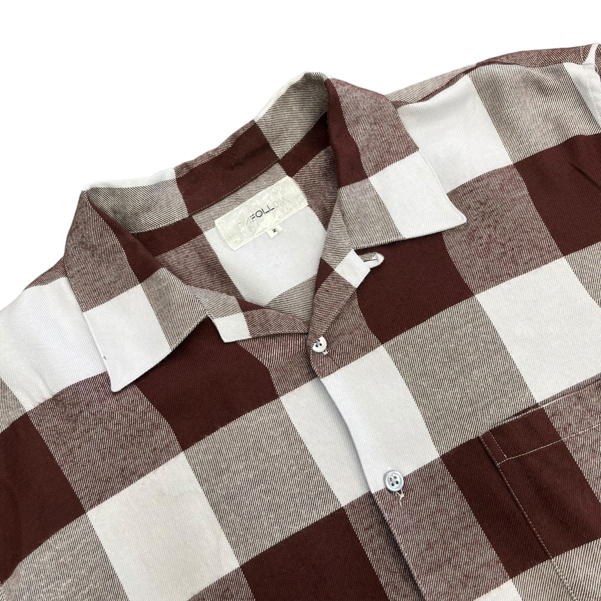 26SSsummer modal check open collar shirtチェックシャツ26050684000010