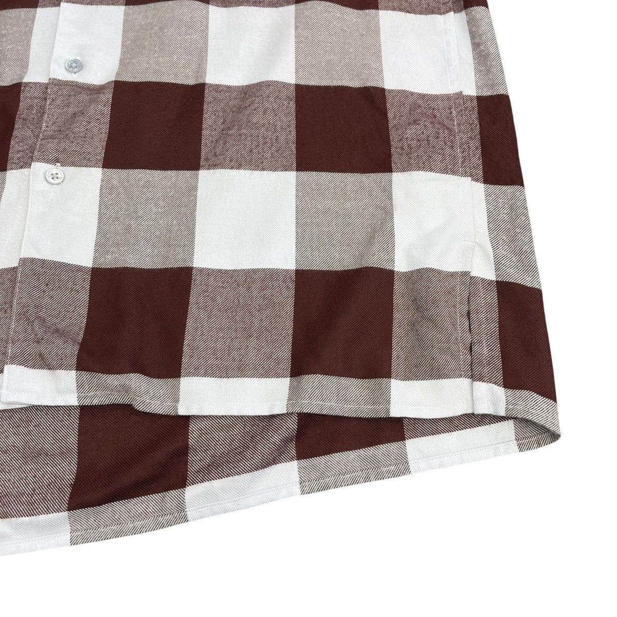 26SSsummer modal check open collar shirtチェックシャツ26050684000010