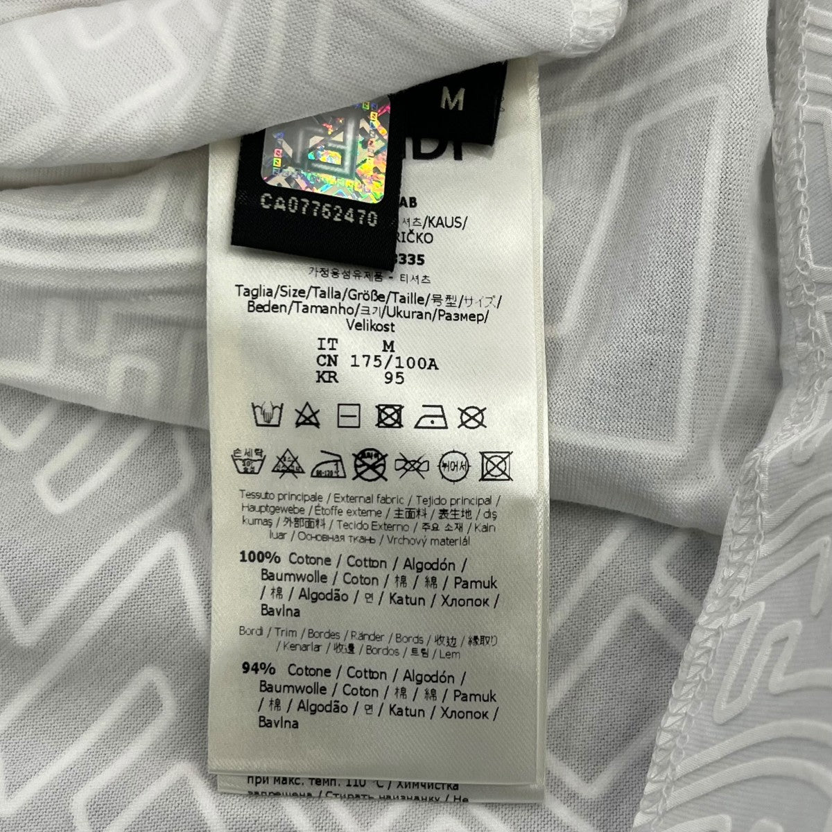 FENDI TシャツFY0936 AGAB 古着・中古-6枚目のアイテム画像