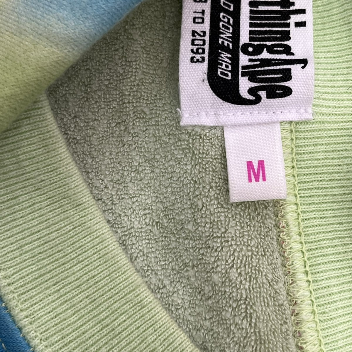 A BATHING APE LIQUID CAMO CREWNECKスウェット001SWK302001L 古着・中古-7枚目のアイテム画像