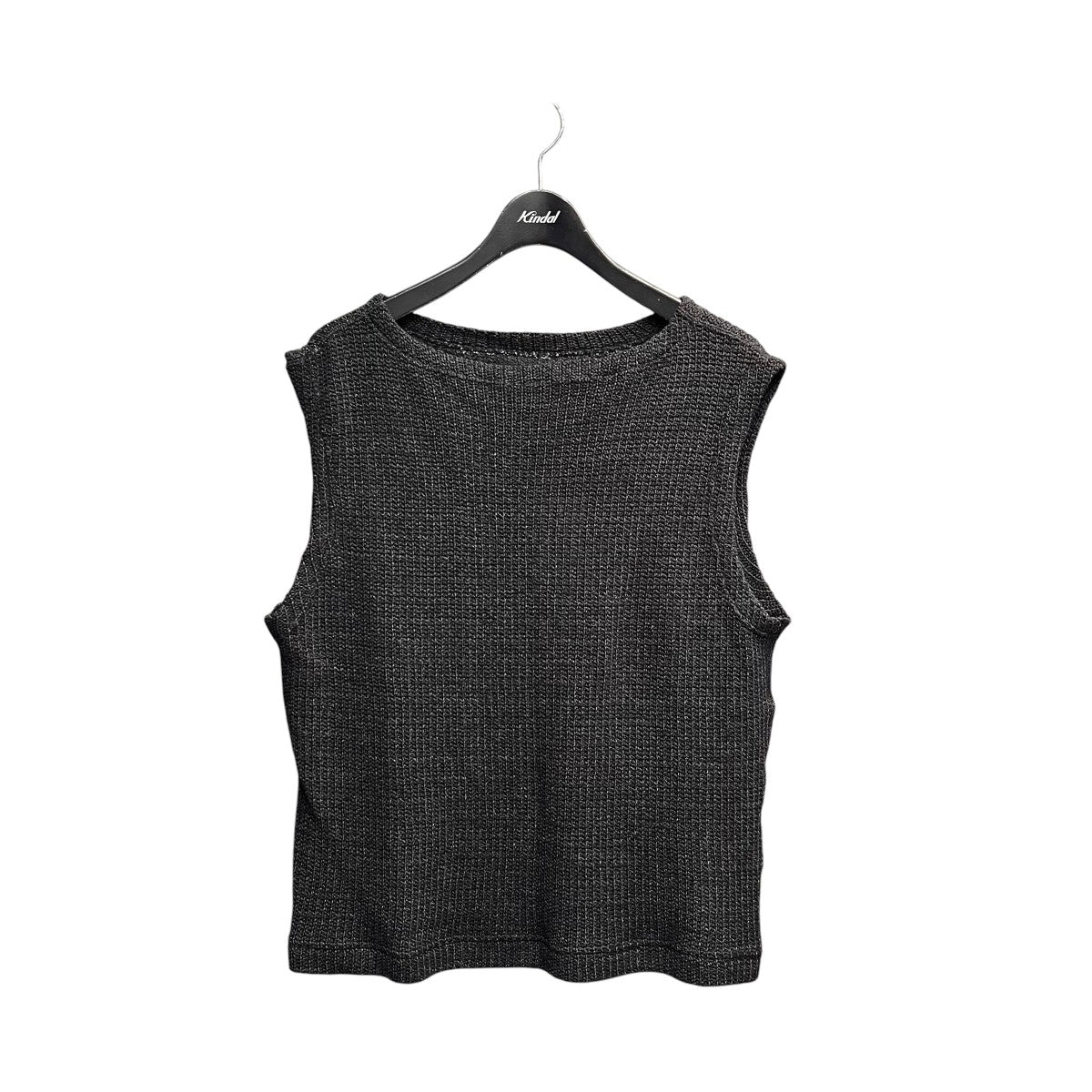 ENSOU Boat neck sleevelessニットベスト 古着・中古-1枚目のアイテム画像