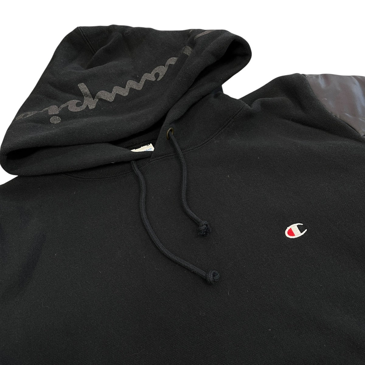 JUNYA WATANABE MAN×Champion 23AWChampionスウェットカスタマイズ×エステルリップストップキルティングWL-T905 古着・中古-3枚目のアイテム画像