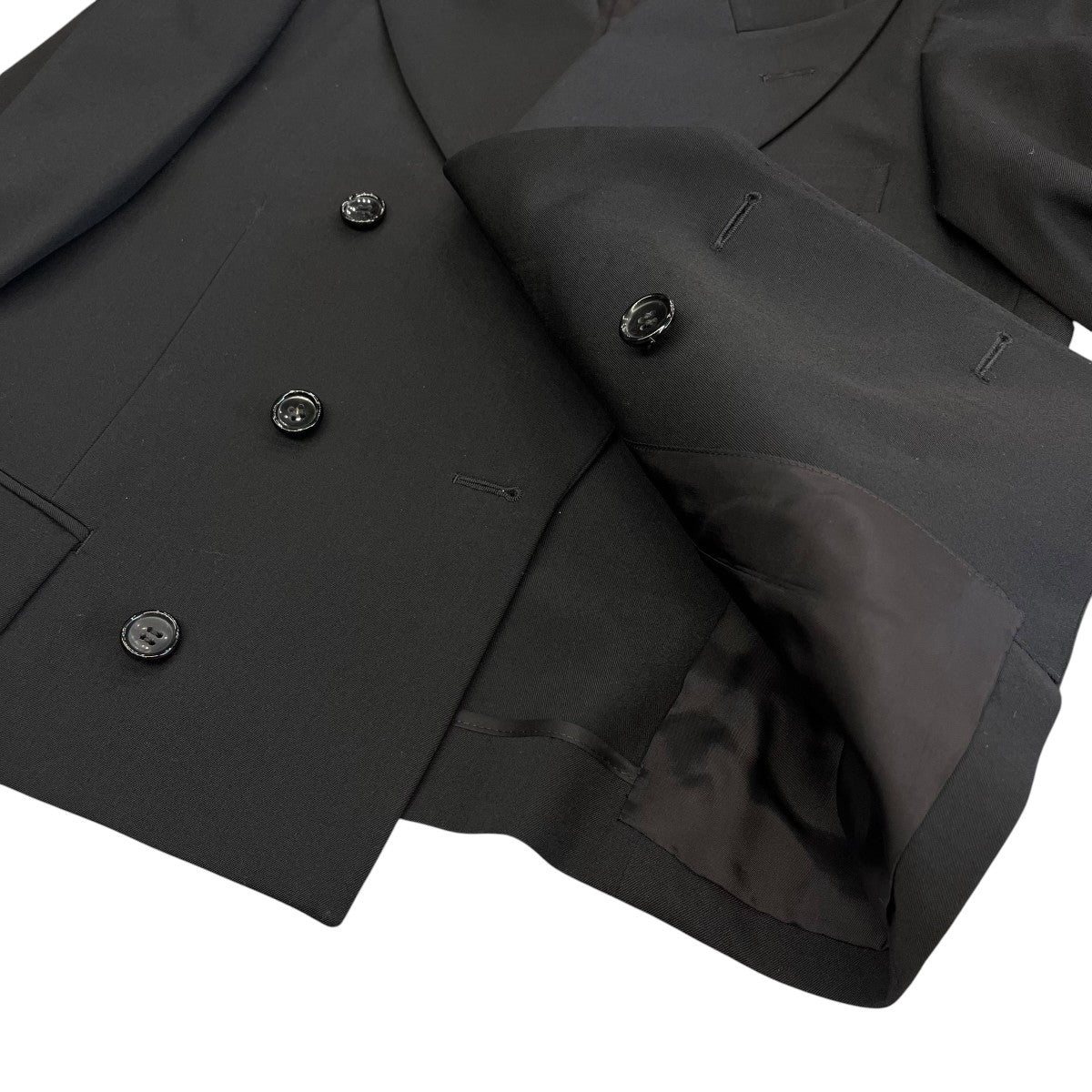 26SSWool Gabardine Cropped Double-Breasted JacketテーラードジャケットPQ-J048