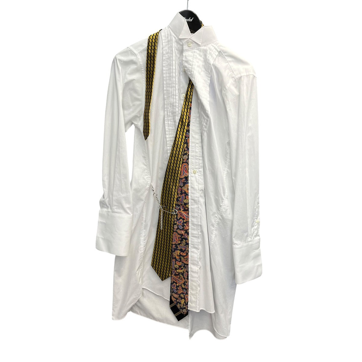 26SSElongated Shirt With Triple TieロングシャツWQ-B005