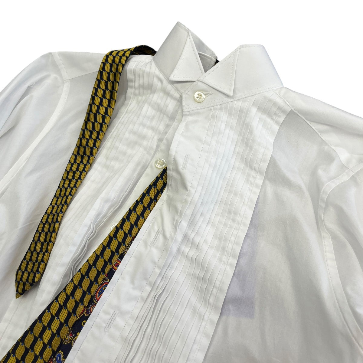26SSElongated Shirt With Triple TieロングシャツWQ-B005