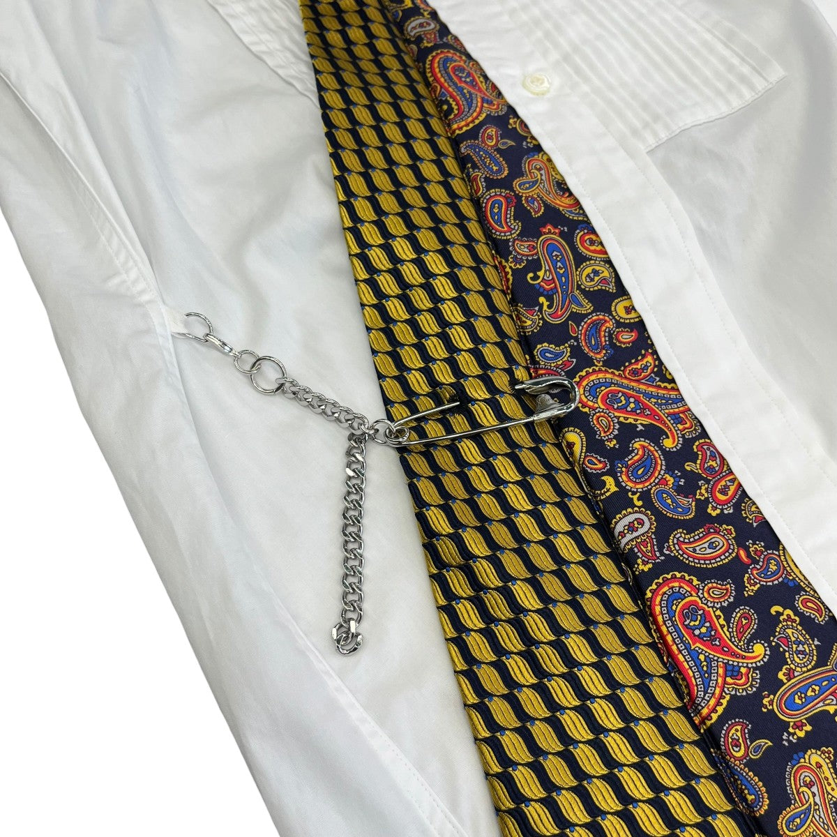 26SSElongated Shirt With Triple TieロングシャツWQ-B005