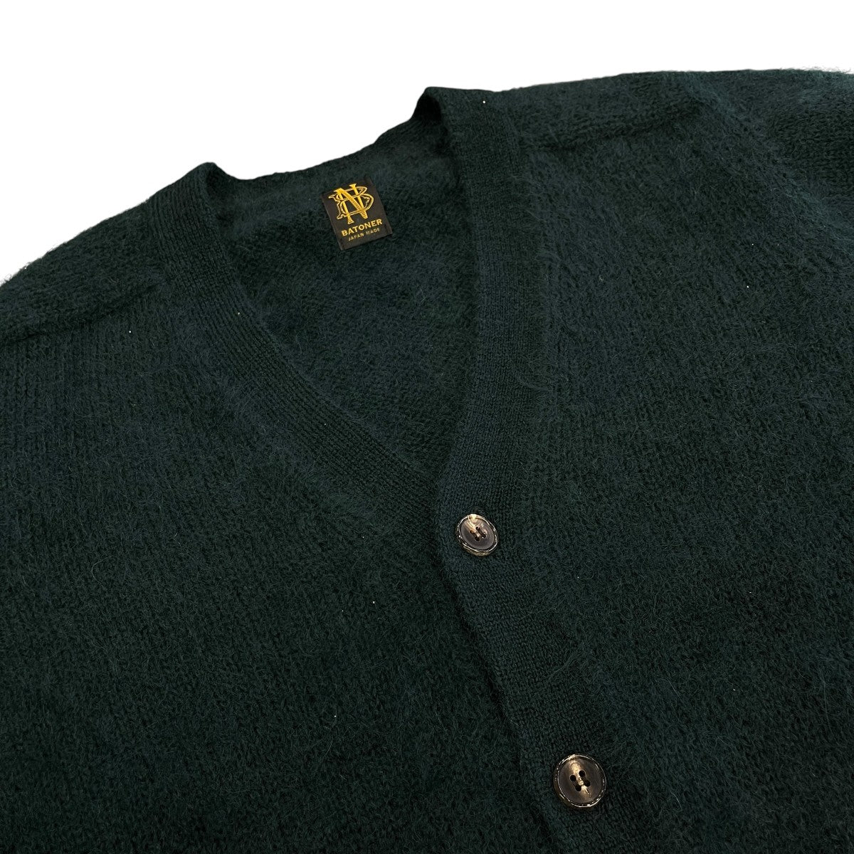 BATONER PURE MOHAIR CARDIGANモヘアカーディガンBN-22FM-065 古着・中古-3枚目のアイテム画像