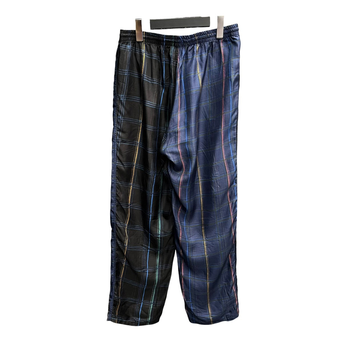 EASY PANT CHECKMATE MIXシルクイージーパンツ200-060-10