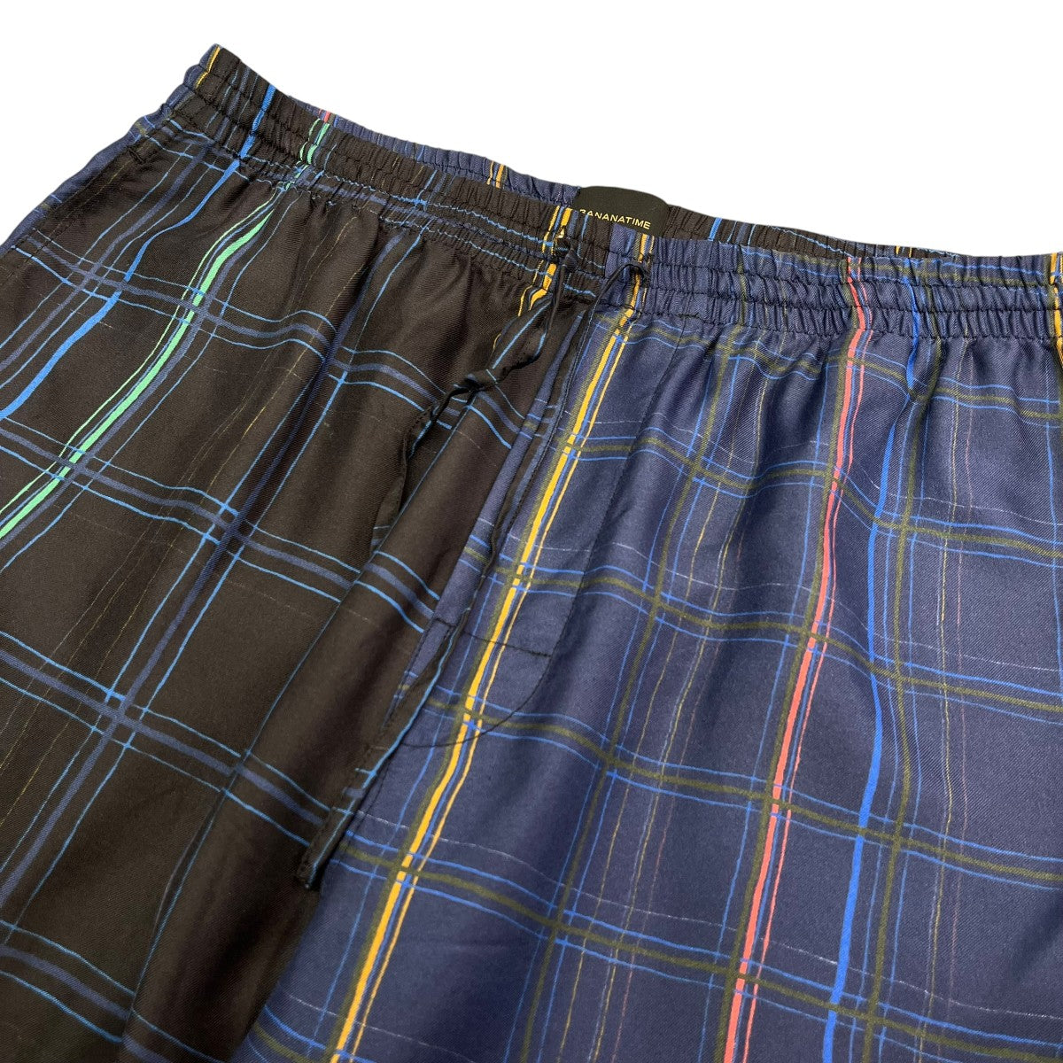EASY PANT CHECKMATE MIXシルクイージーパンツ200-060-10