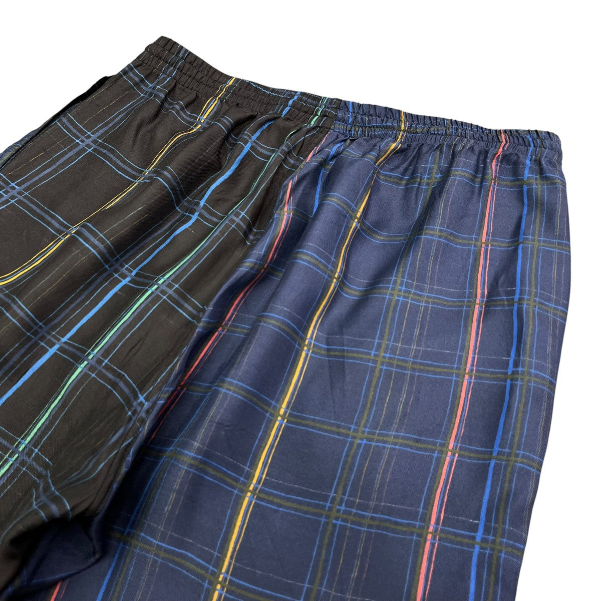 EASY PANT CHECKMATE MIXシルクイージーパンツ200-060-10