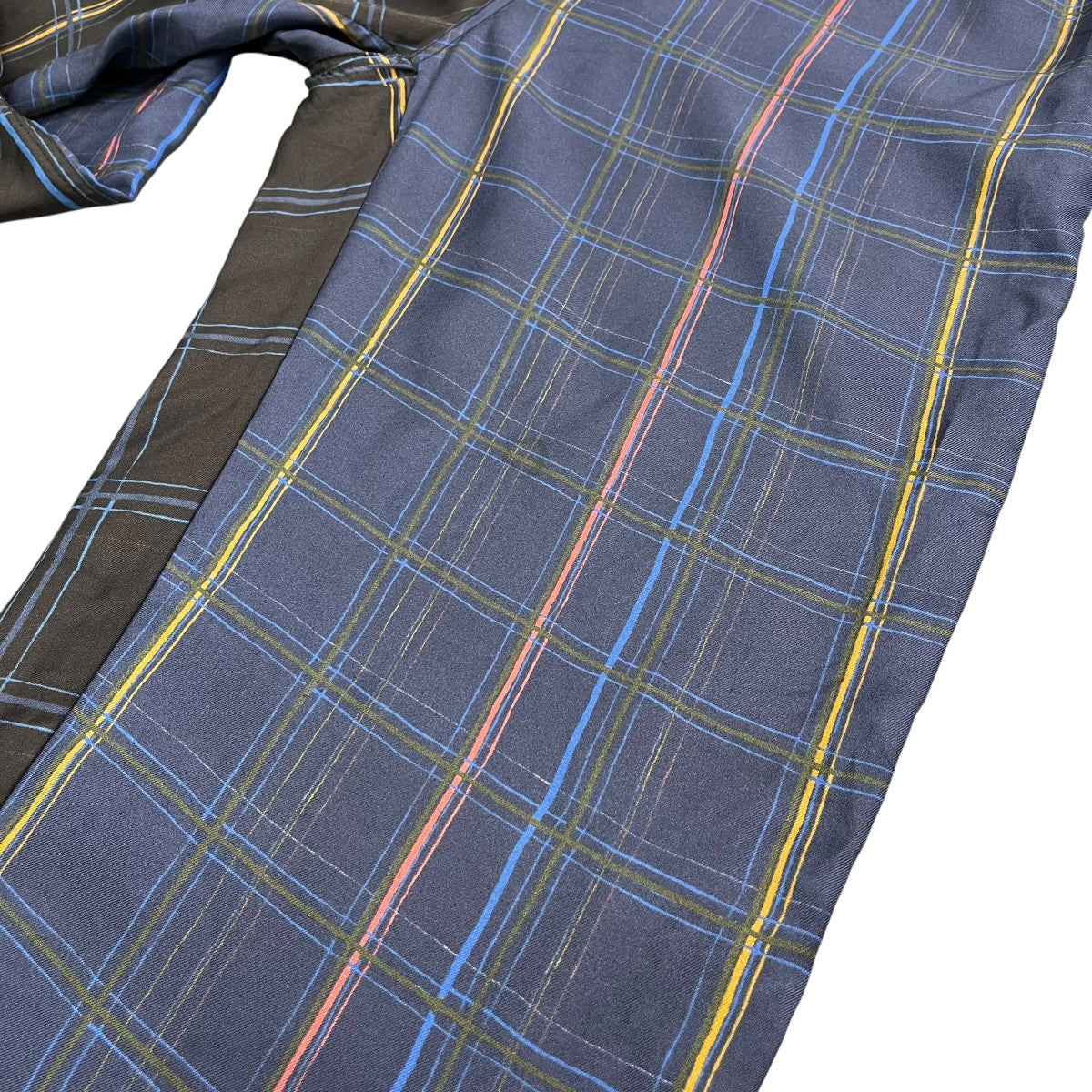 EASY PANT CHECKMATE MIXシルクイージーパンツ200-060-10