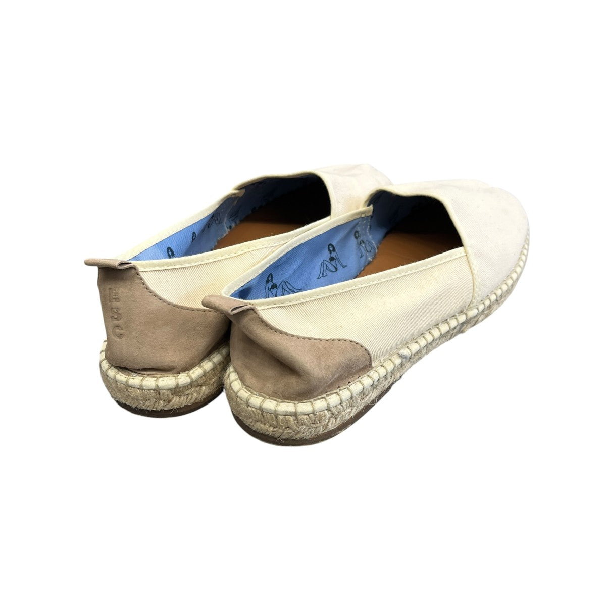 ESPADRILLE BLANC CASSEエスパドリーユ