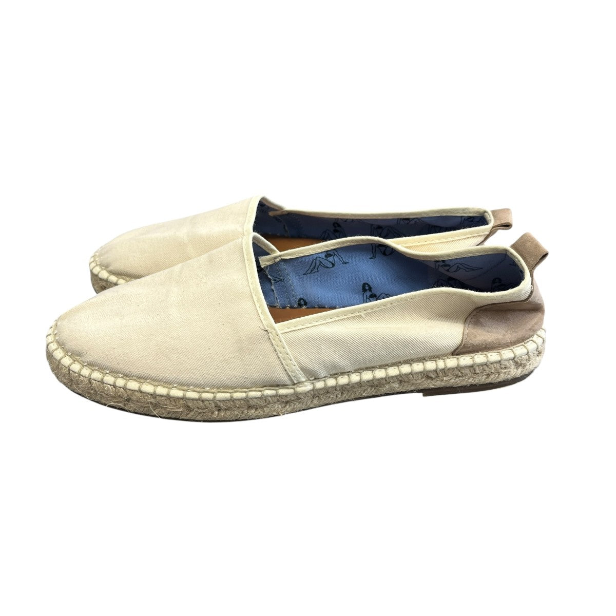 ESPADRILLE BLANC CASSEエスパドリーユ