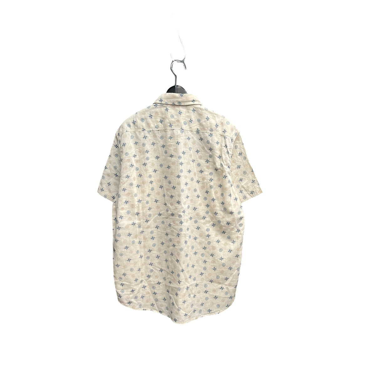26SSNautical-Print Linen-Cotton Workshirt半袖シャツ782P05371001