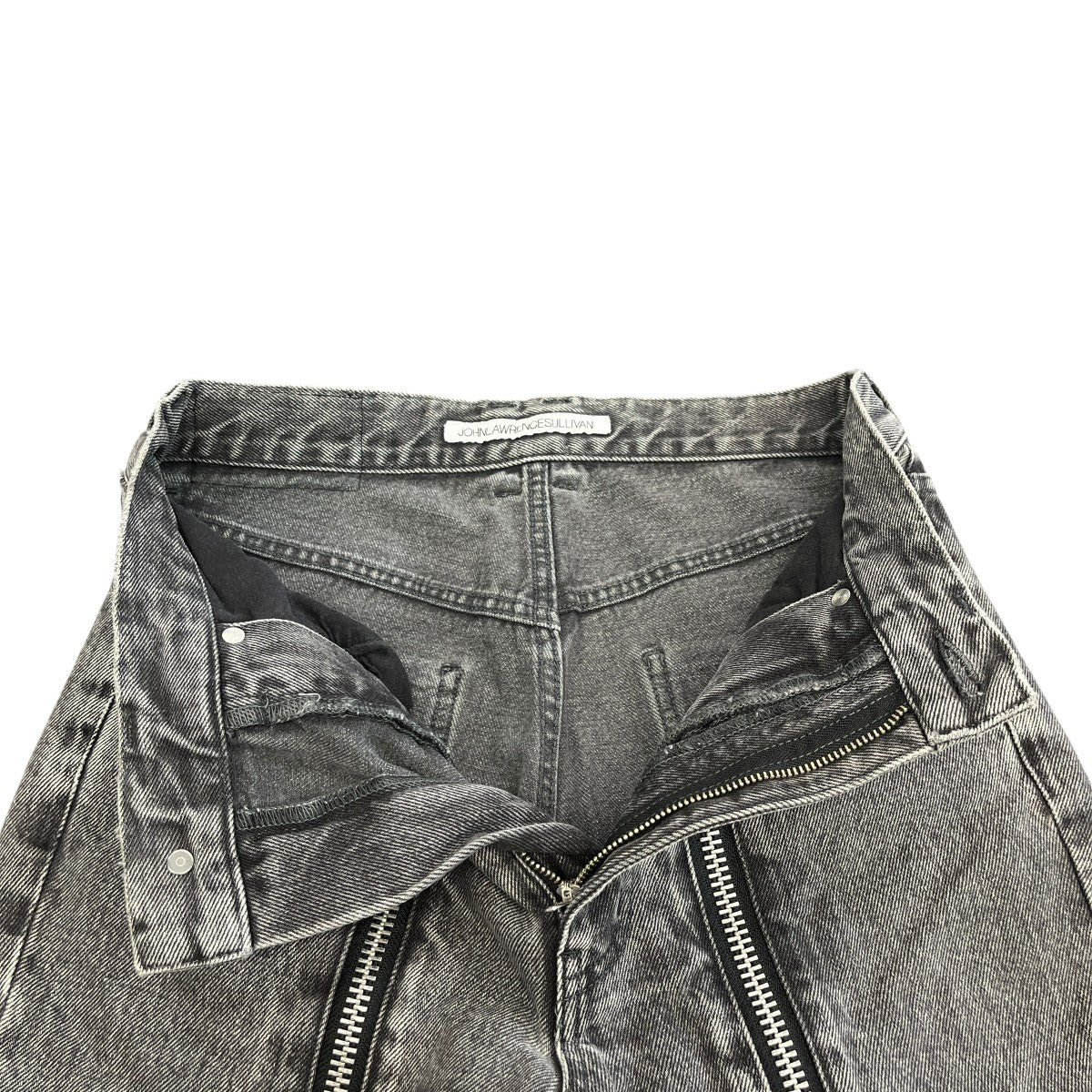 WASHED DENIM ZIPPED JEANSデニムパンツ2A026-0319-59