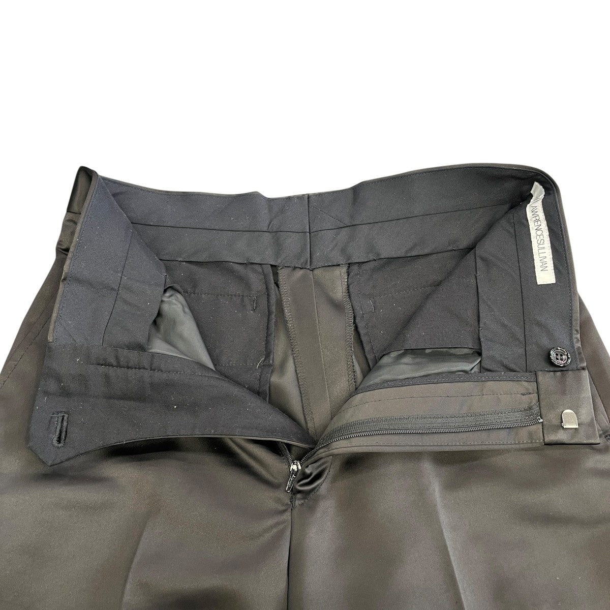 SATIN WIDE TROUSERSスラックス2A002-0122-07