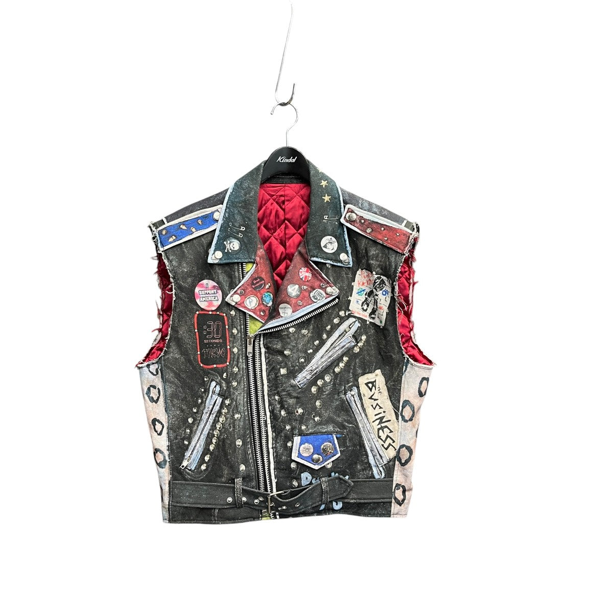 22SSPHOTO PRINT VESTライダースベスト22SS35VE18