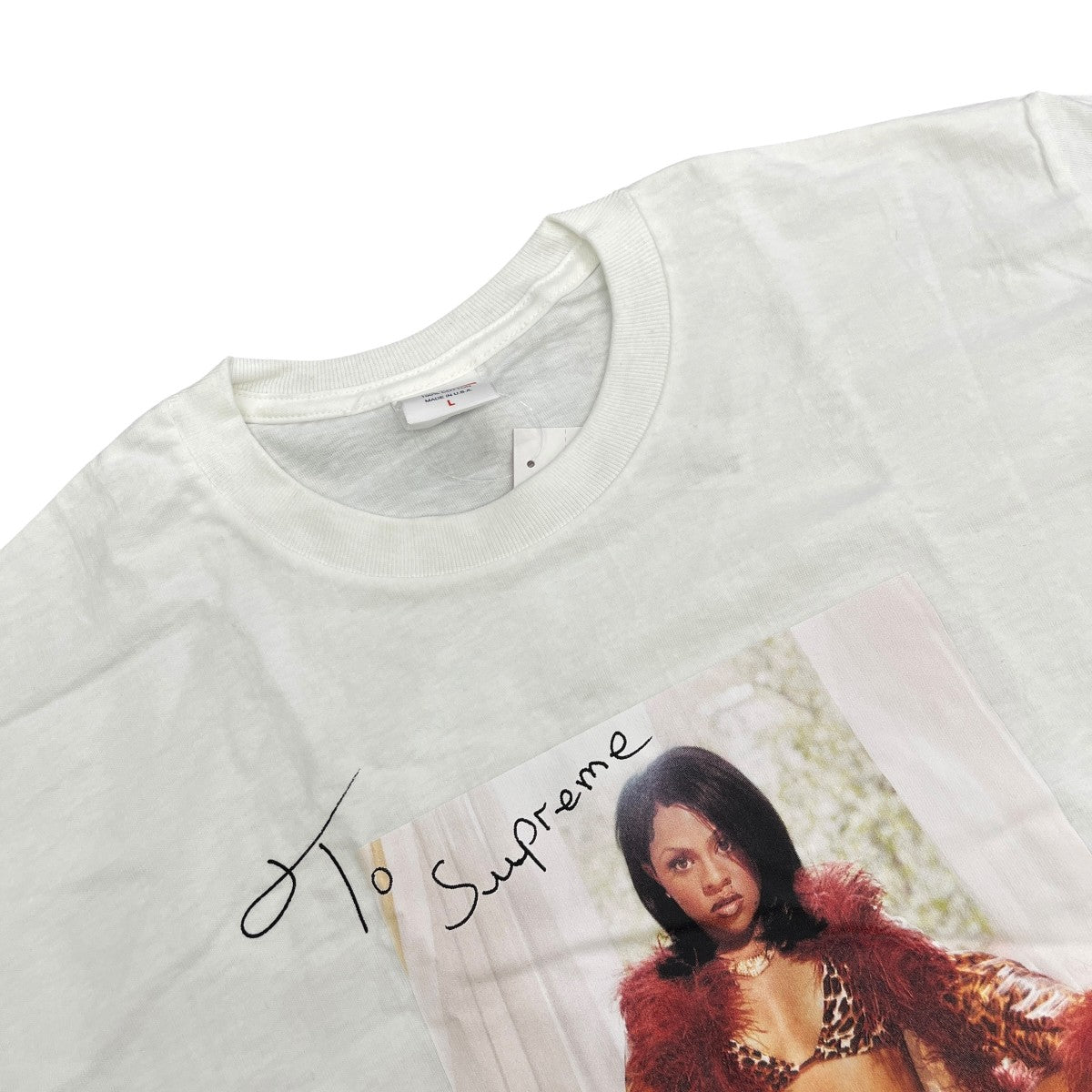 Supreme(シュプリーム) Lil Kim Tee半袖カットソー ホワイト サイズ L
