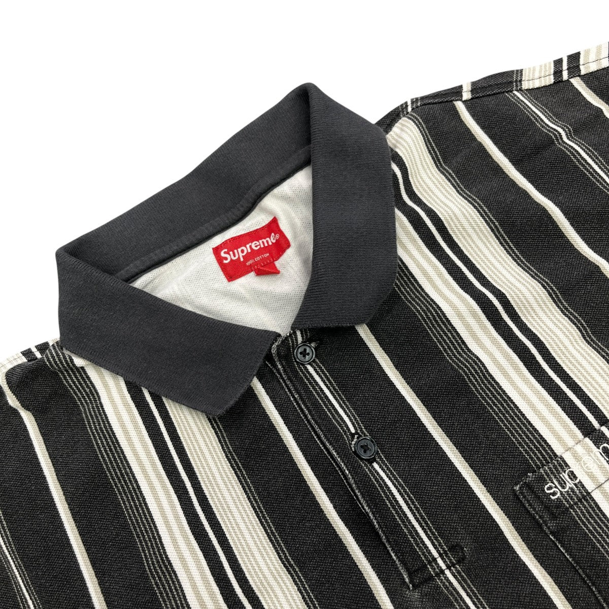 Vertical Stripe Poloポロシャツ