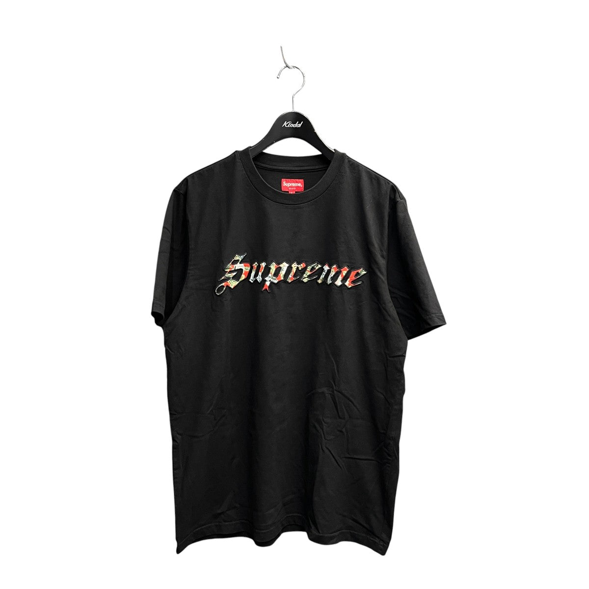 Floral Applique S S Top半袖カットソー