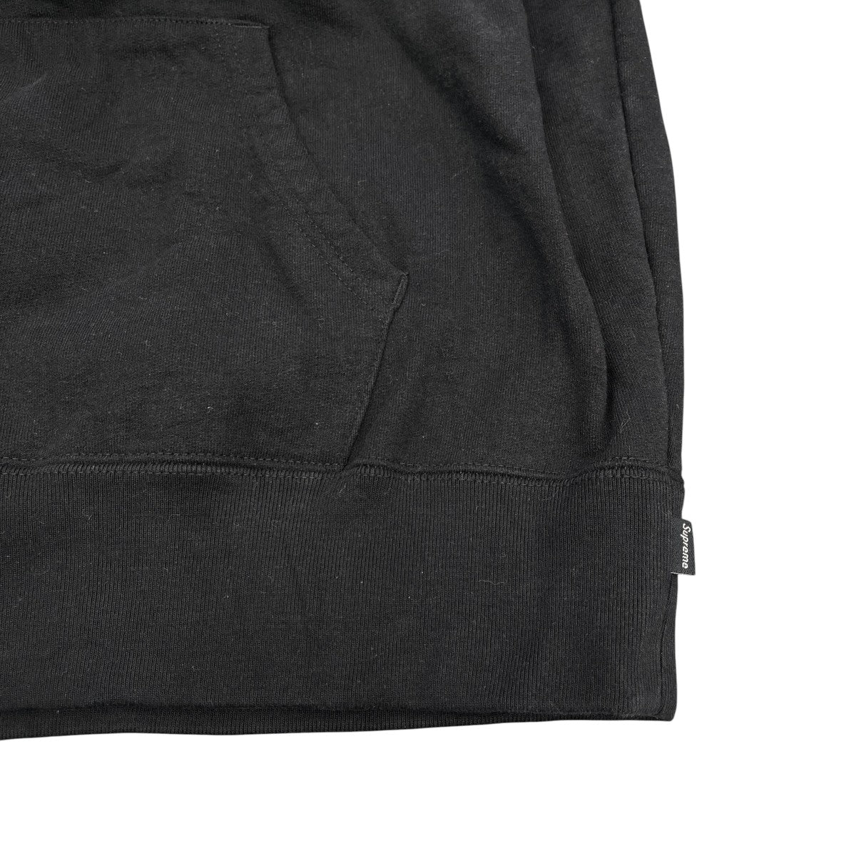 Satin Applique Hooded Sweatshirtプルオーバーパーカー