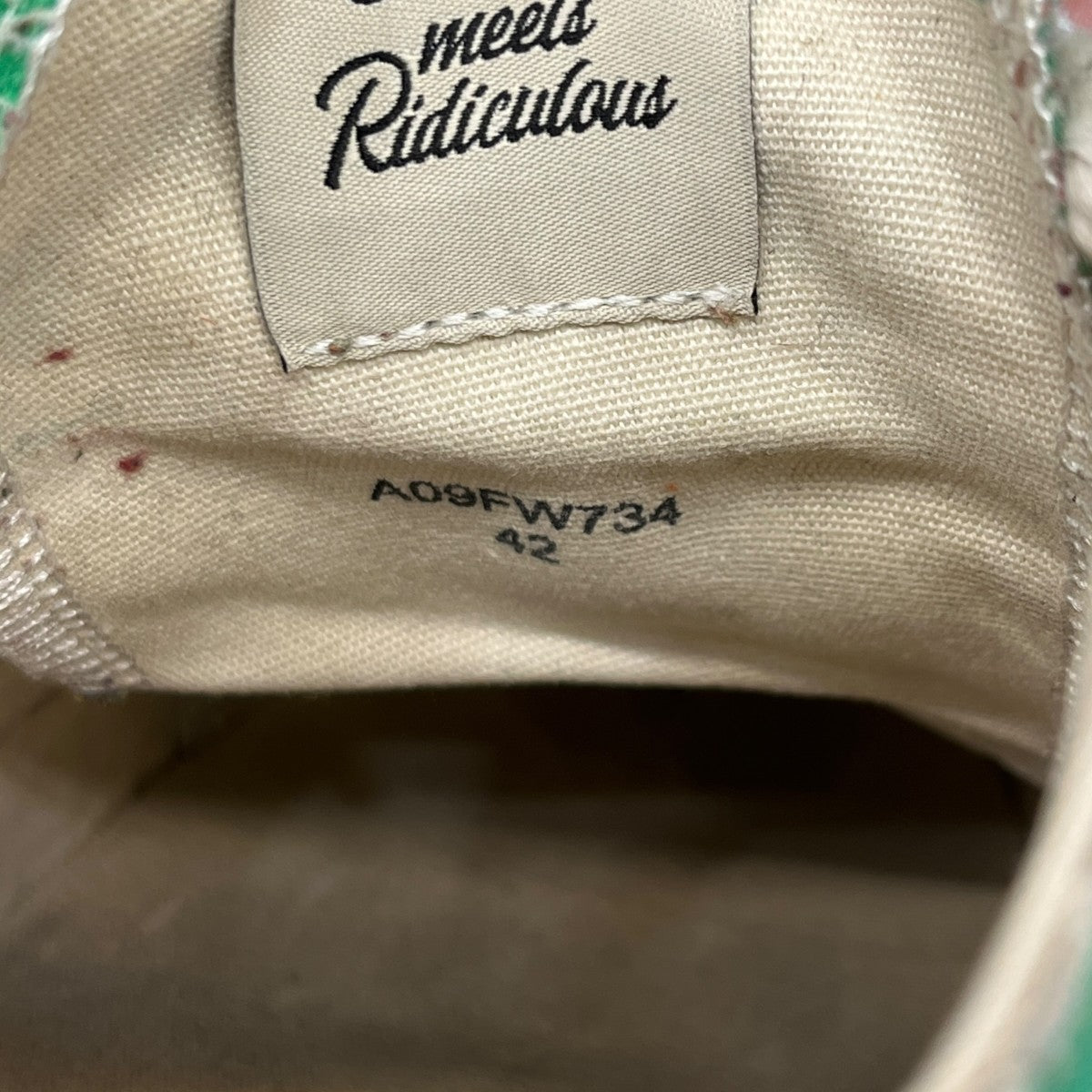 Maison MIHARA YASUHIRO HANK VL OG Sole Canvas Low-top SneakerローカットスニーカーA09FW734 古着・中古-6枚目のアイテム画像