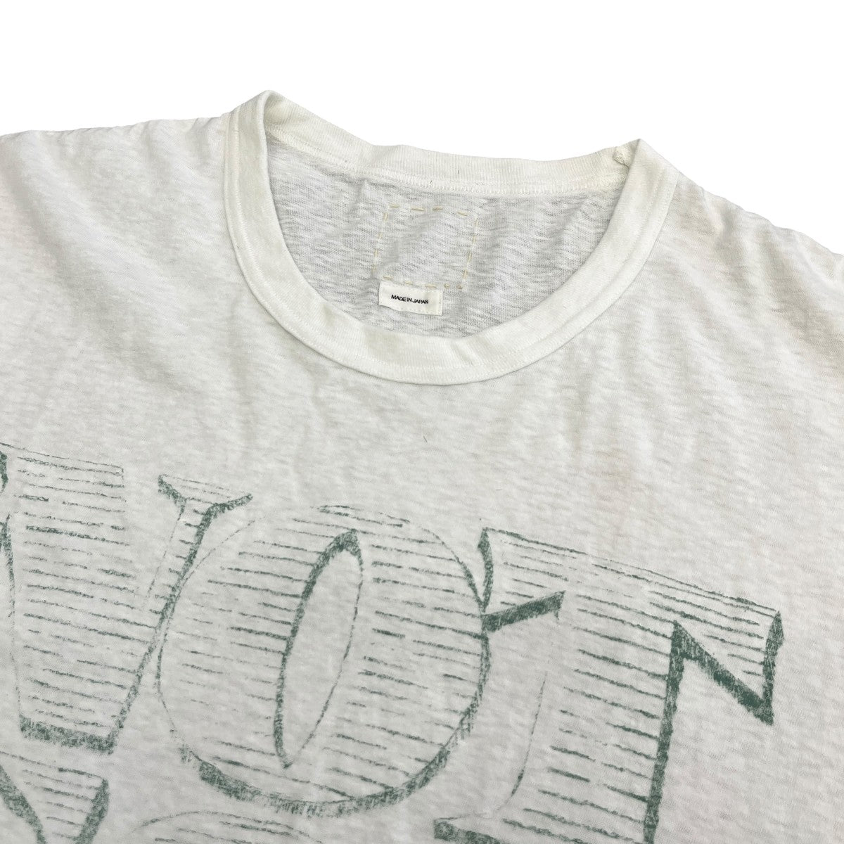22SSJUMBO TEE S S N．F．SプリントTシャツ0122105010025