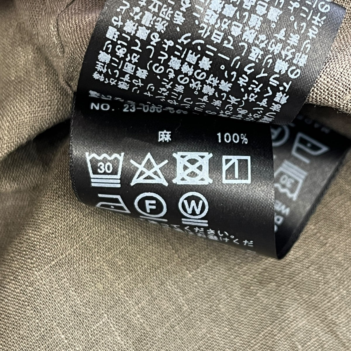 Linen シャツレギュラーカラーシャツ23050500704010