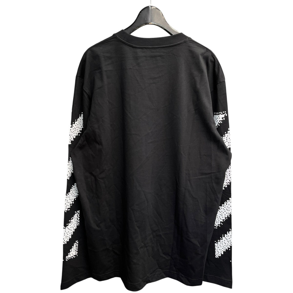 OFFWHITE Pixel Diagonal Skate Long-Sleeve Teeロングスリーブカットソー44MAB086G5J0041001 古着・中古-2枚目のアイテム画像