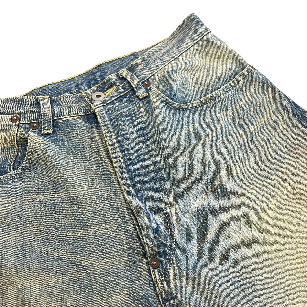 refomed RIGHT HANDED DENIM PANTS USEDデニムパンツREPT-027U 古着・中古-3枚目のアイテム画像