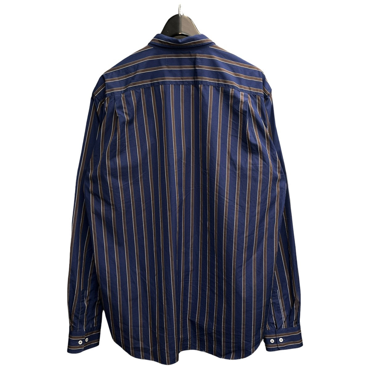 DOUBLE BUTTON SHIRTストライプシャツBAL-2139