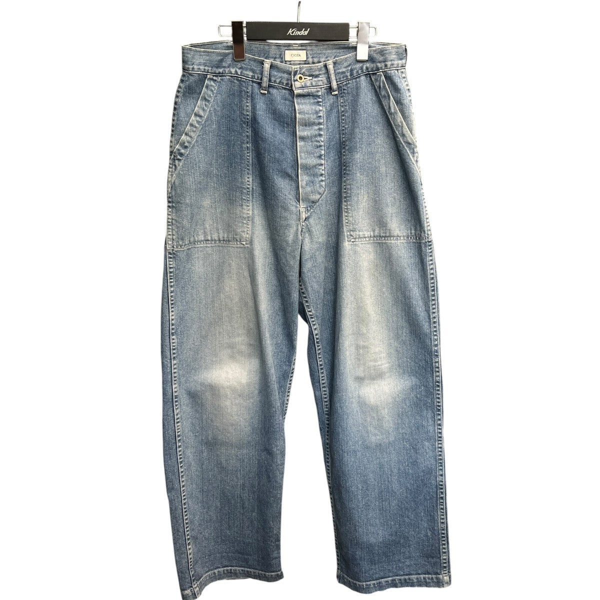 CIOTA(シオタ) インディゴ スビンコットン 11．5oz デニム ベイカー