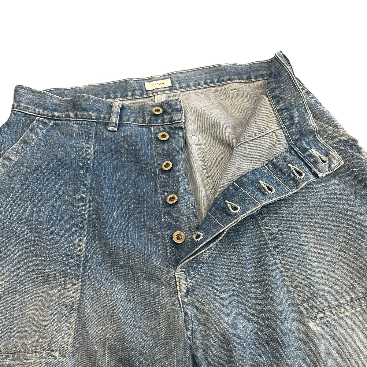 インディゴ スビンコットン 11．5oz デニム ベイカーパンツデニムパンツNTPM-9UT-11.5