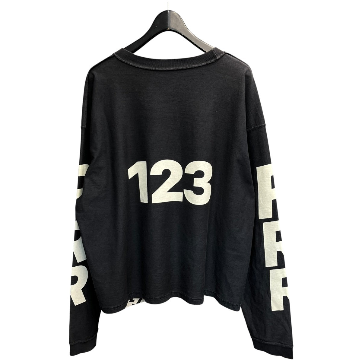 RRR123(トリプルアール) プリント長袖Tシャツ グレー サイズ -｜【公式