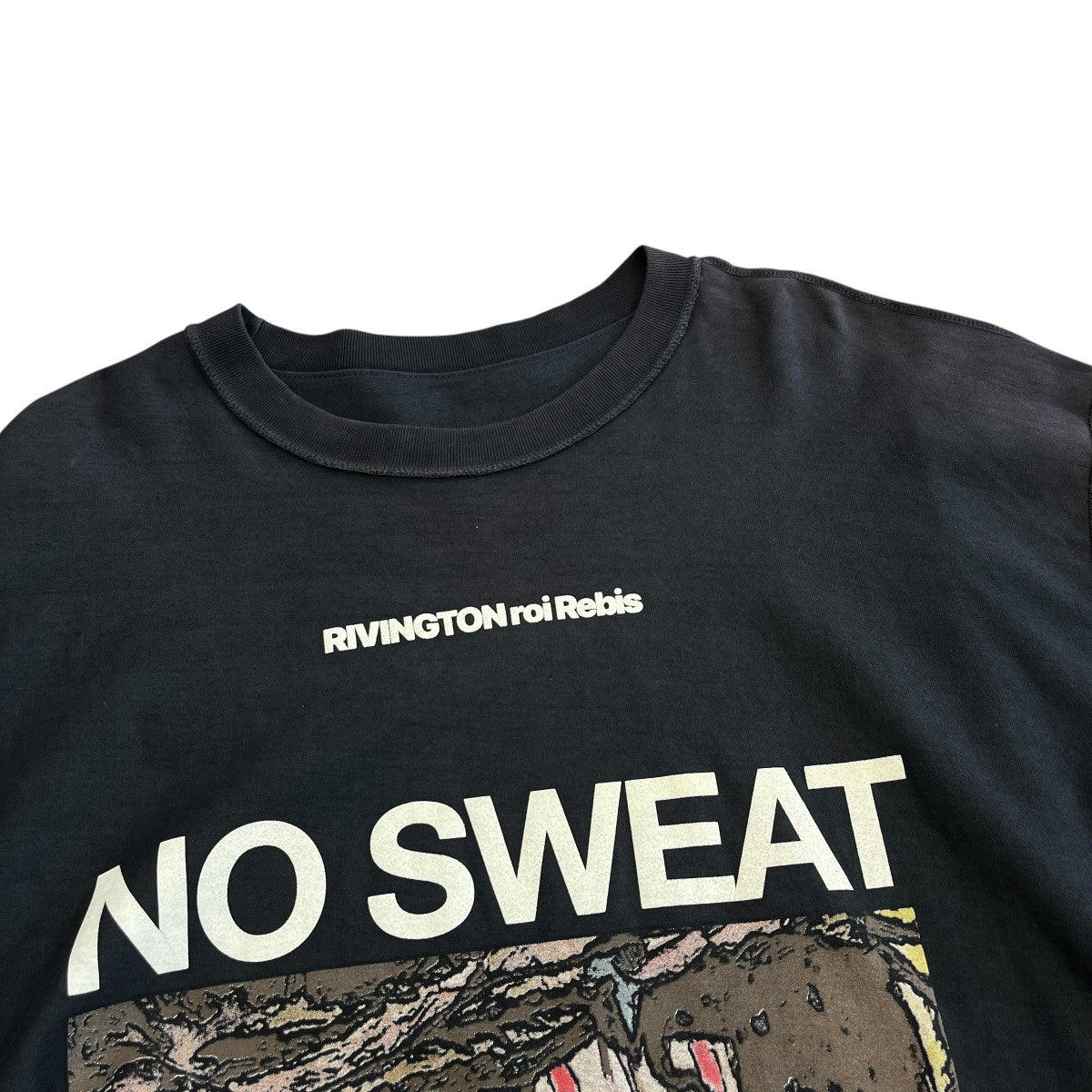 プリント長袖Tシャツ
