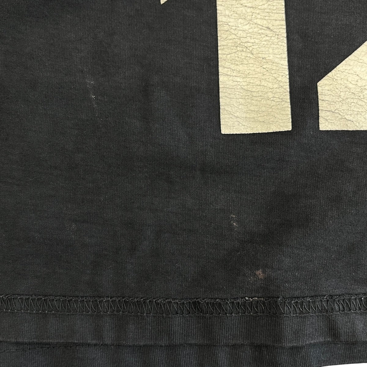 プリント長袖Tシャツ