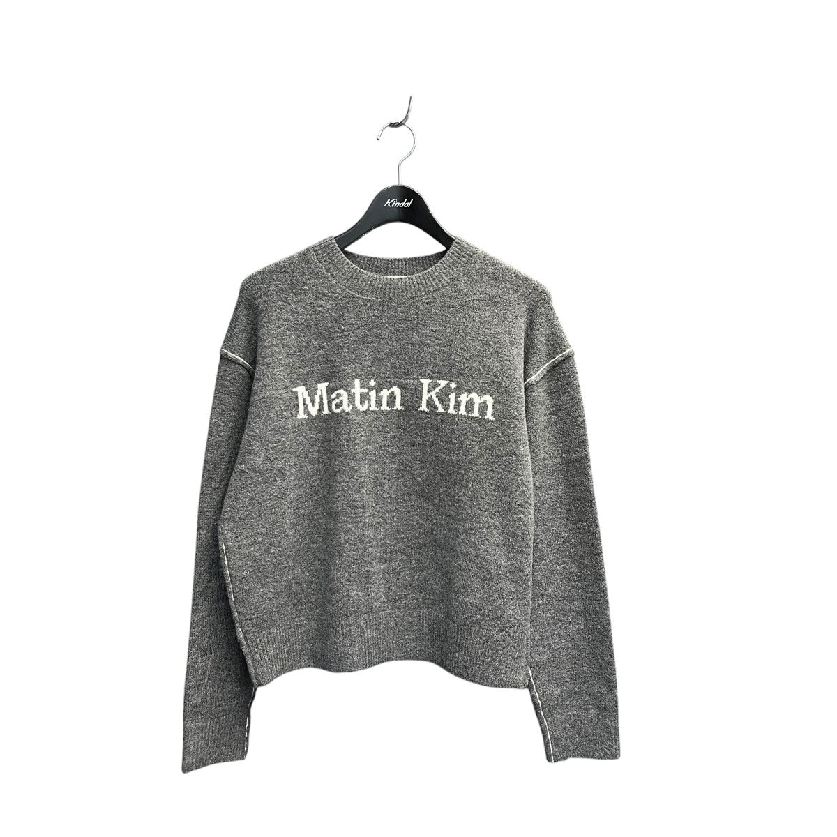 COLOR LINE POINT LOGO KNIT PULLOVER長袖ニットMK2477PO020M