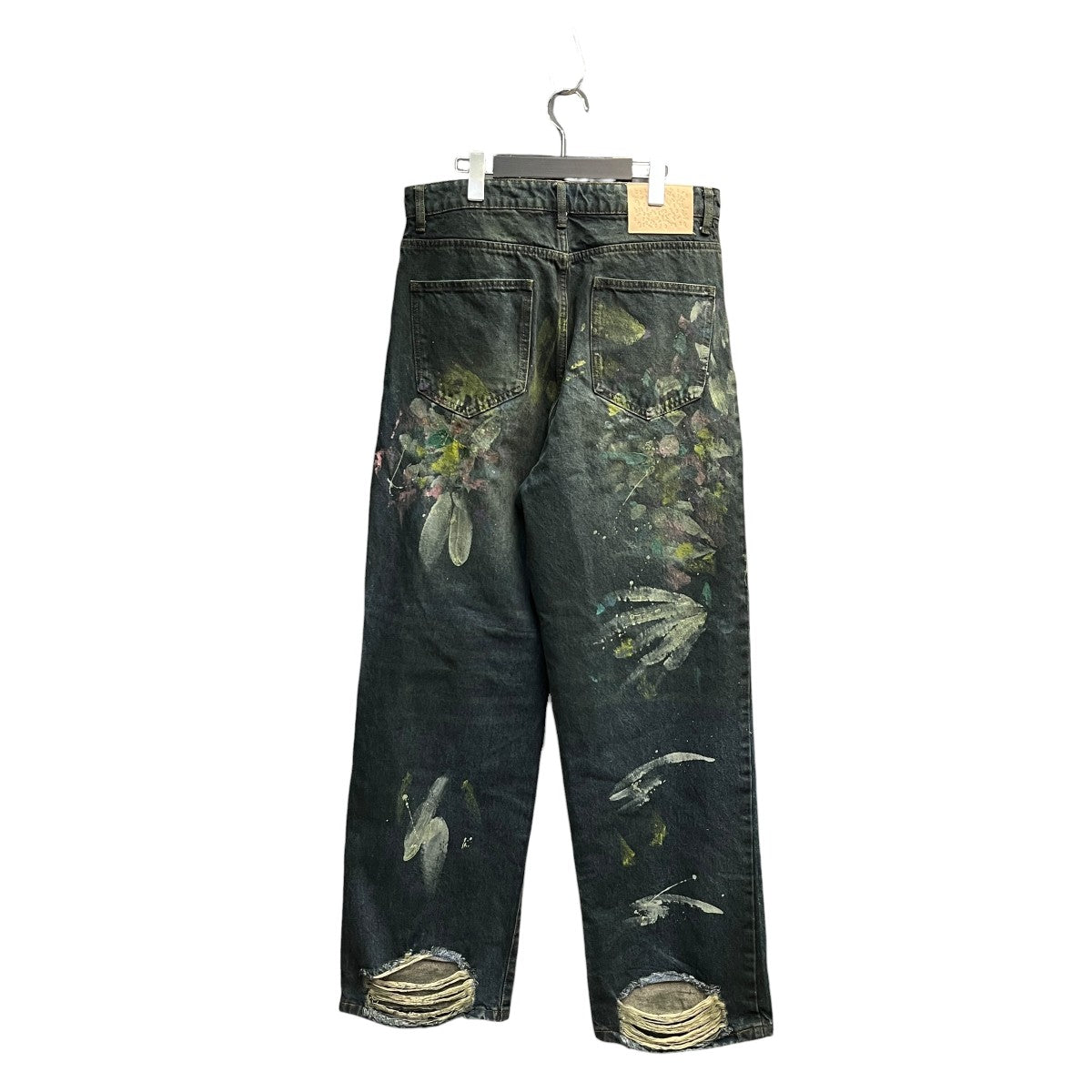 Lax baggy denim paint splattersデニムパンツ
