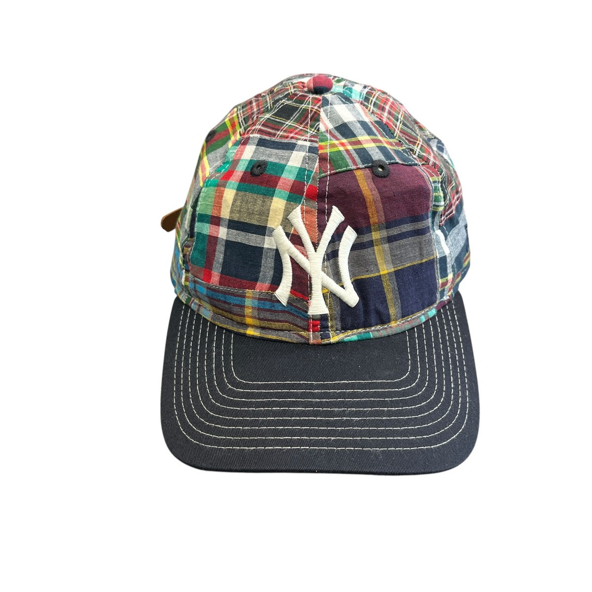 別注 9TWENTY(TM) ハードウォッシュ Yankees マドラス6パネルキャップ