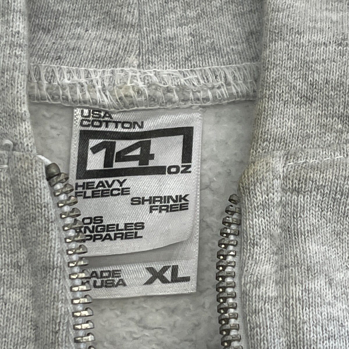 14ozジップパーカー