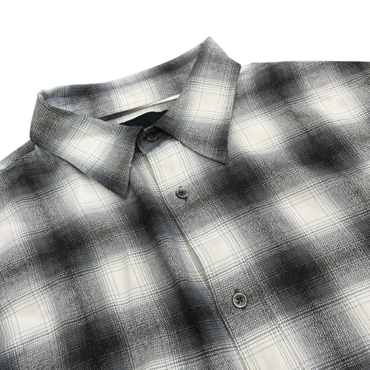 26SSRAYON LONG SLEEVE SHIRTチェックシャツ26050596100020