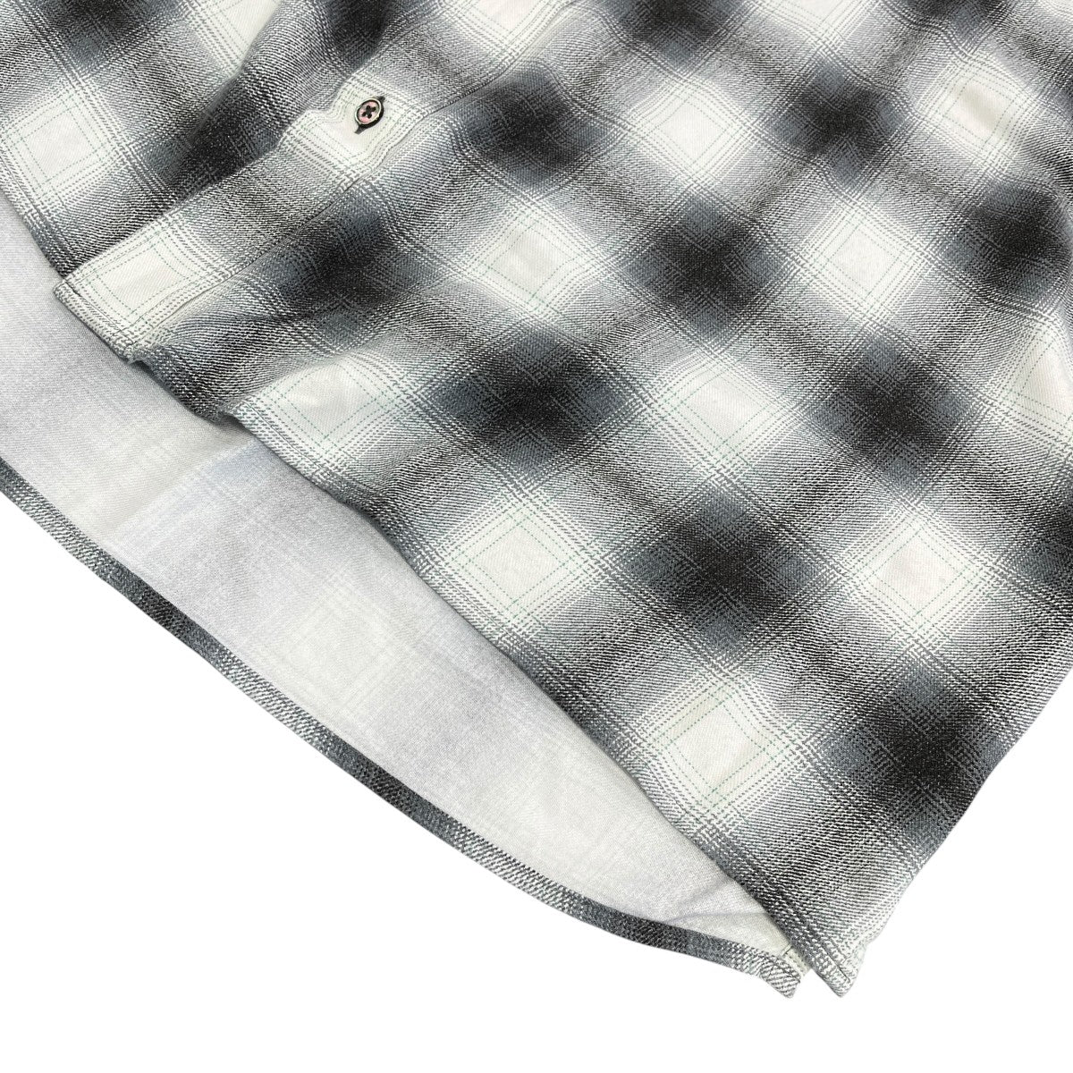26SSRAYON LONG SLEEVE SHIRTチェックシャツ26050596100020