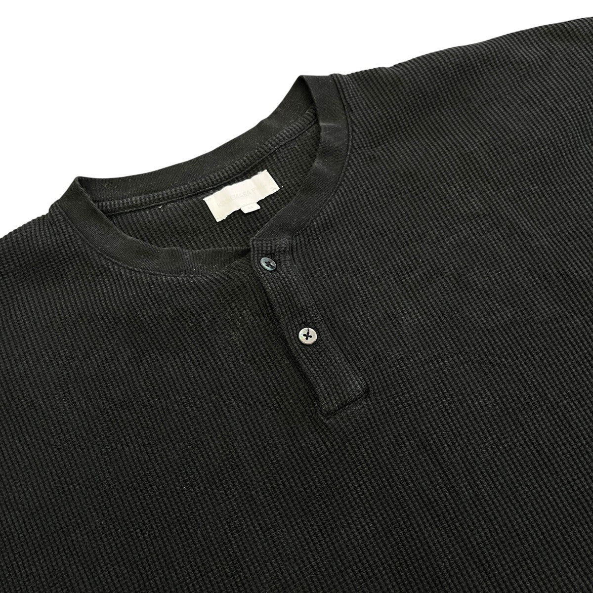 18G Garment Dye WaffleサーマルカットソーKM25A-012
