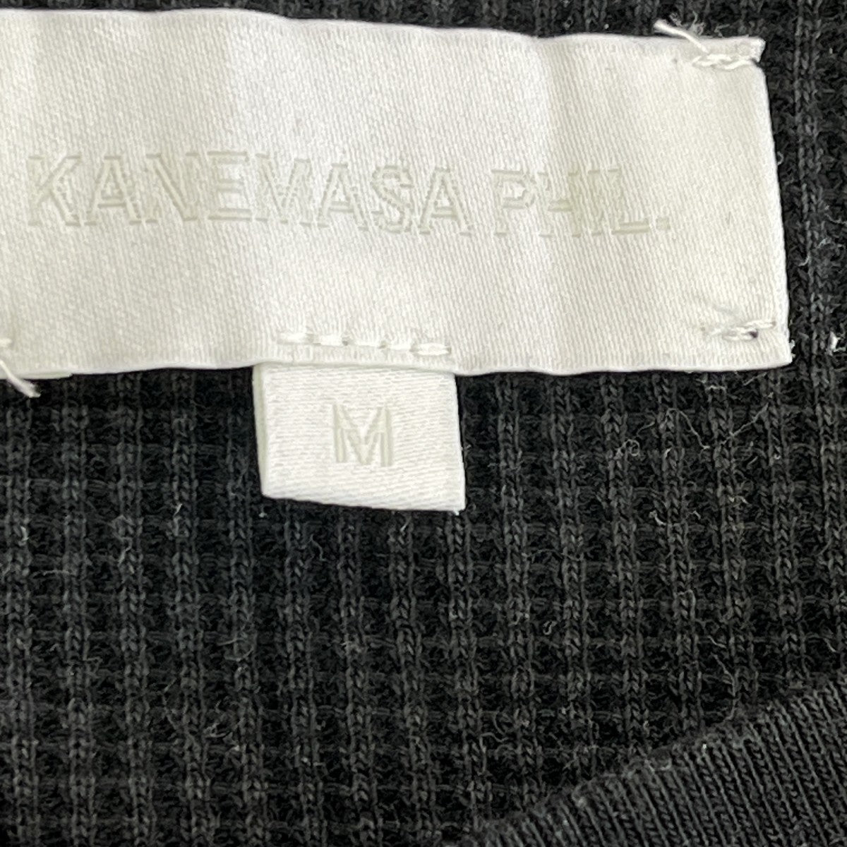18G Garment Dye WaffleサーマルカットソーKM25A-012