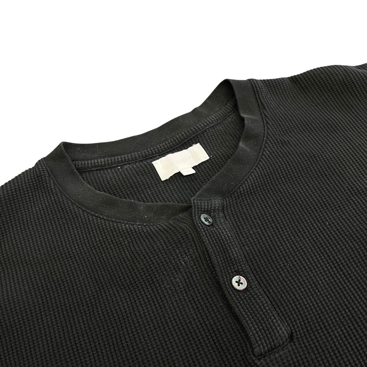 18G Garment Dye WaffleサーマルカットソーKM25A-012