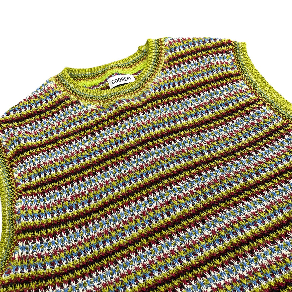 SUKE BORDER VESTニットベスト13-262-010