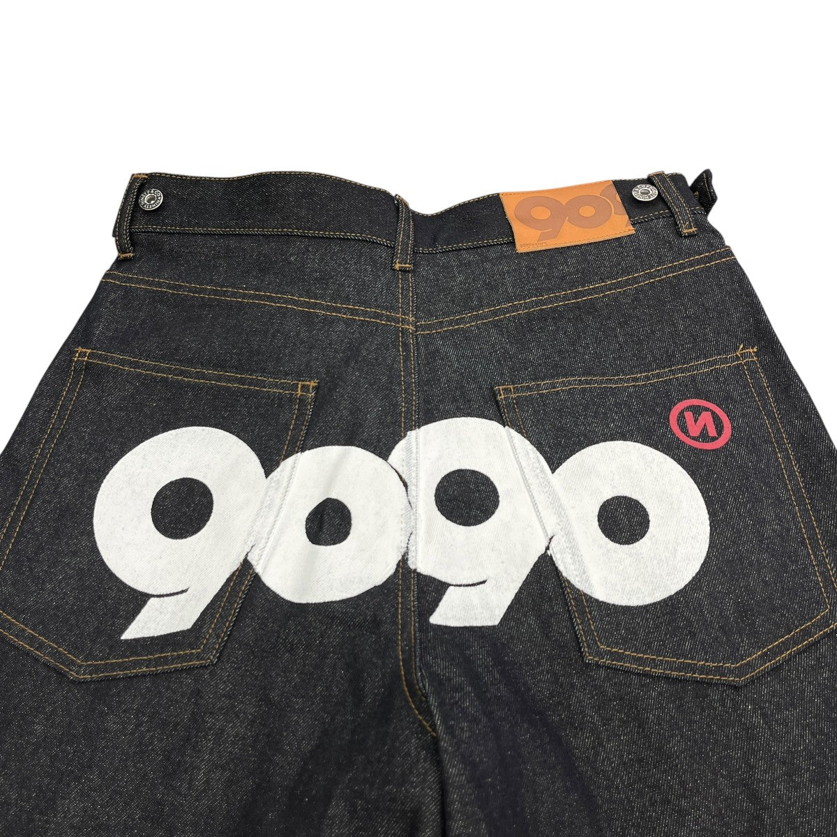9090 OG Logo Painted Denim PantsロゴペイントデニムパンツNN2205