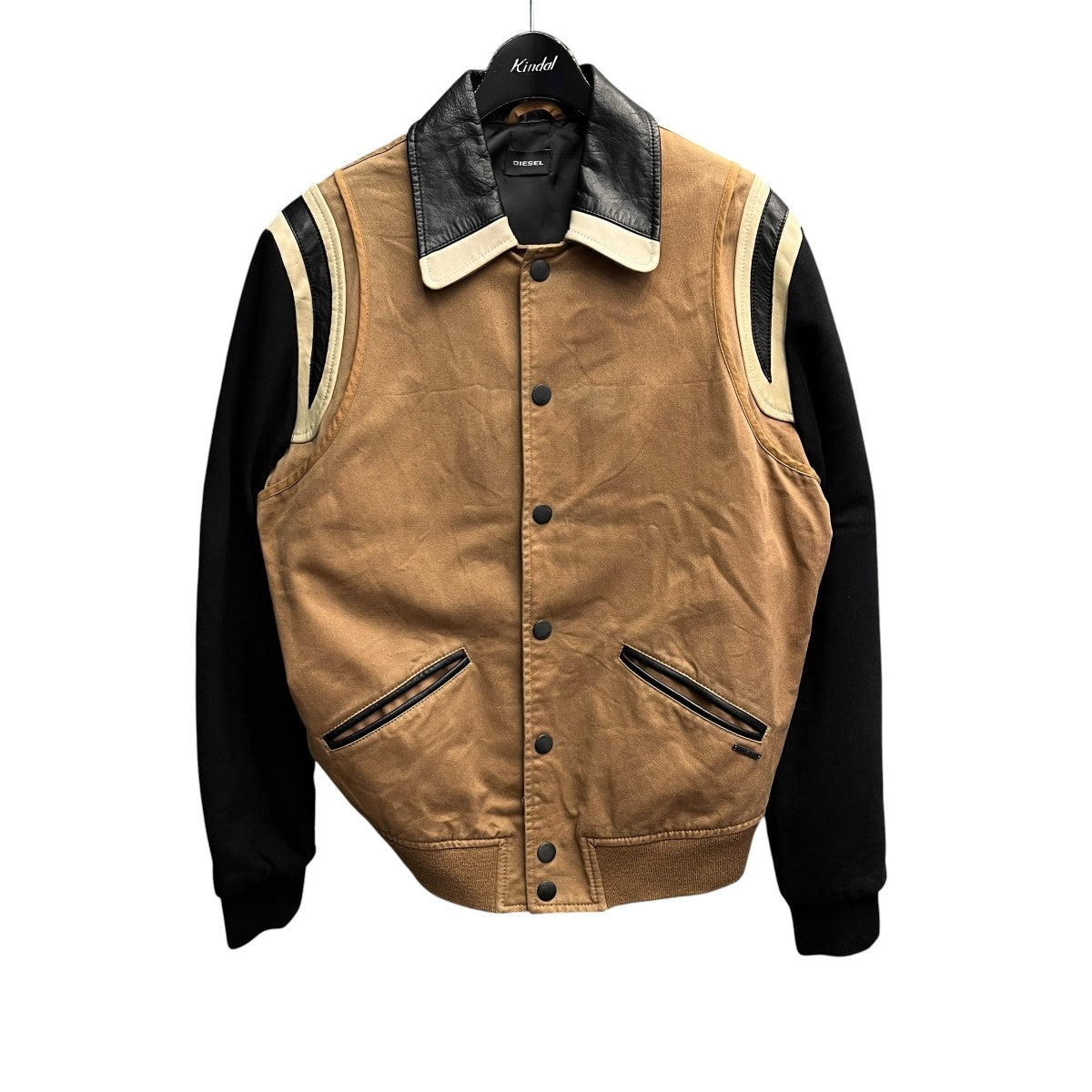 DIESEL レザー切替ブルゾンS.C TR007099 古着・中古-1枚目のアイテム画像